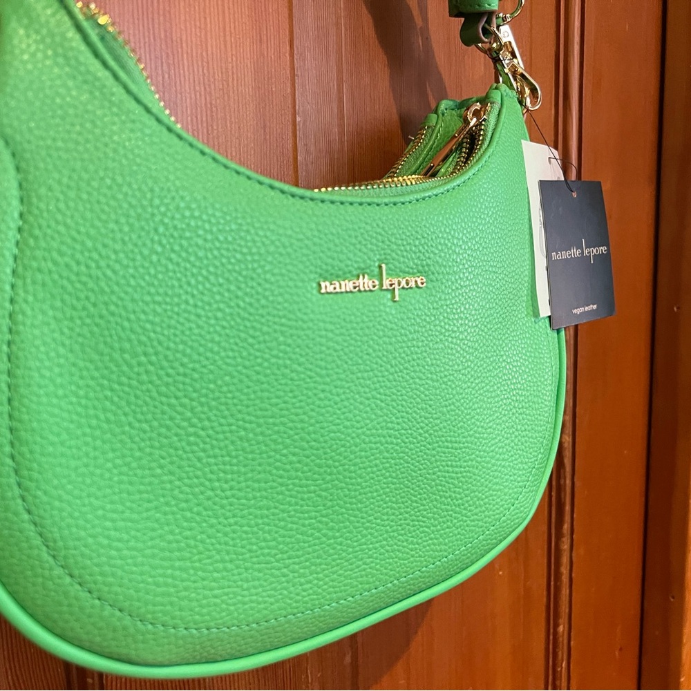 Nanette Lepore Vibrant Green Shoulder Bag - Picture 4 of 13